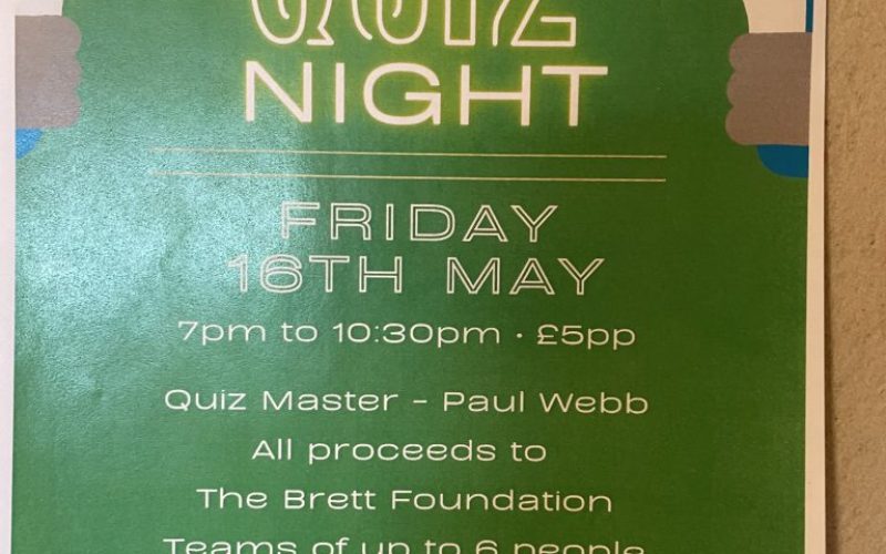 Quiz Night 16th May