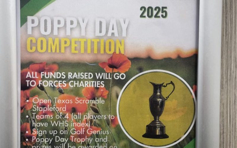 Remembrance Day Trophy Sunday 16th Nov
