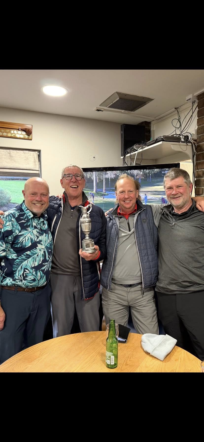 Saturday Whimps Christmas Trophy…. played on a Friday